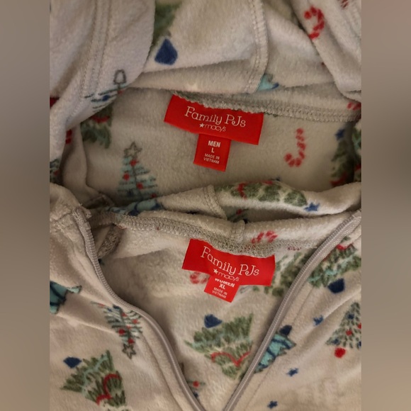 Macy's Festive Family Pajamas with Holiday Print - Picture 1 of 9